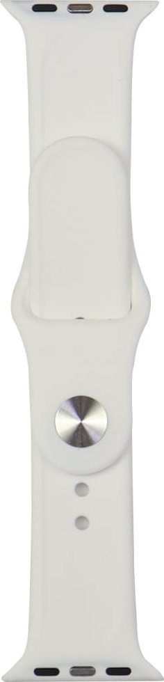 Rrip ore Audi Sport Silicone, për Apple Watch 40 41 42mm, logo e kuqe, i bardhë