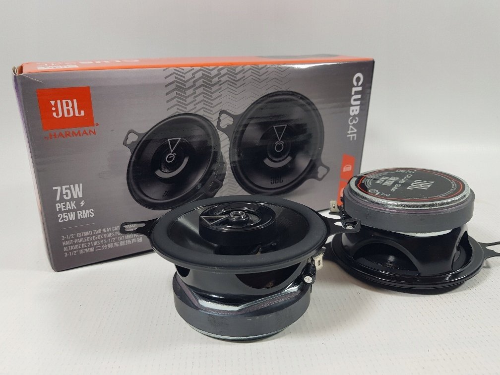 Altoparlantë auto JBL Club 34F, 2-way, 75W, set 2 copë