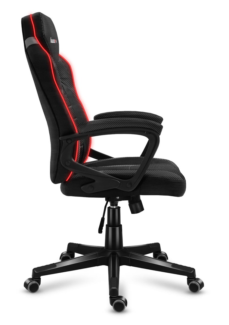 [OUTLET] Karrige lojërash Huzaro Force 2.5 RGB Carbon Mesh, 130 kg, e zezë