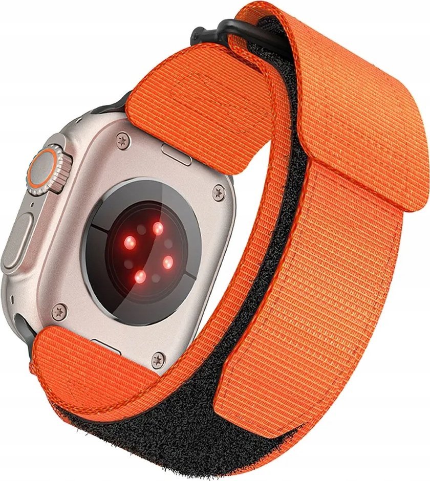 Rrip dore FORCELL F-Design FA05 për Apple Watch 38 40 41mm, najlon, portokalli