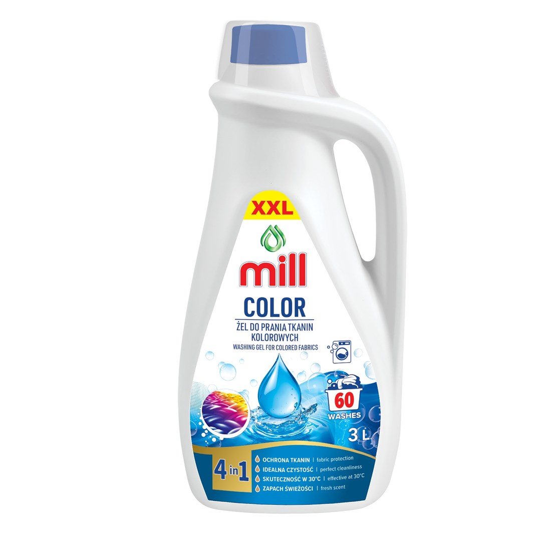Xhel larës Mill Color, 3L, për rroba me ngjyra