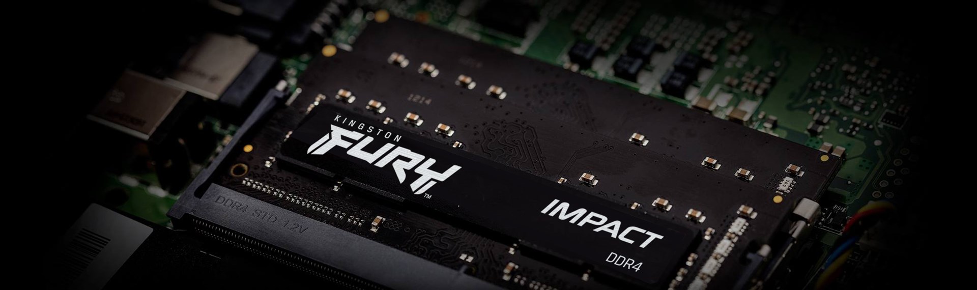 Memorie RAM Kingston FURY Impact, 32GB, DDR4, 3200 MHz, e zezë