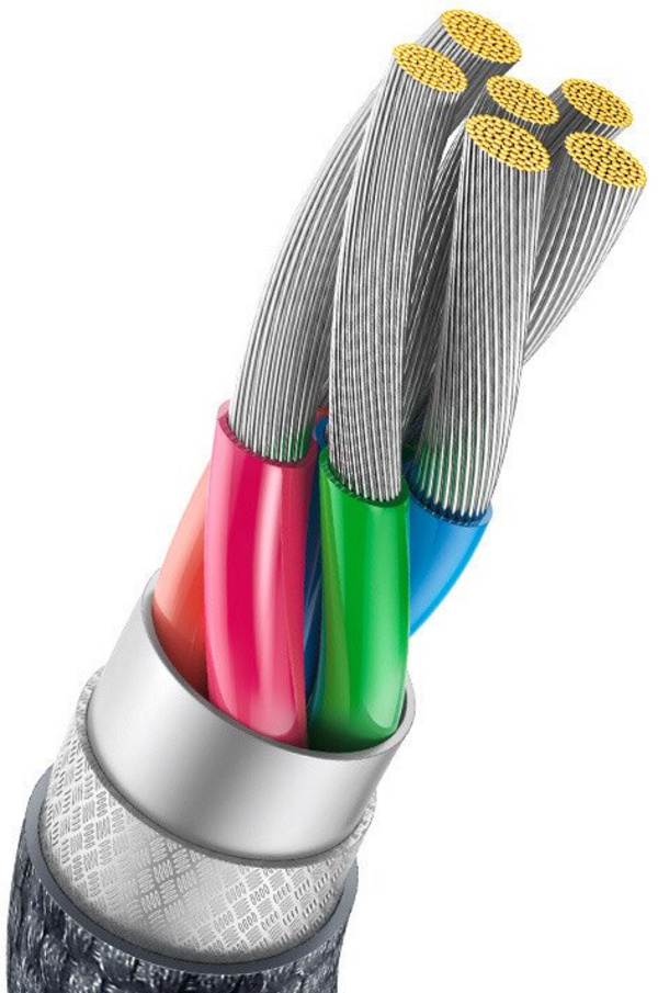 Kabllo karikimi / të dhënash Baseus Crystal Shine Series USB-A - USB-C, 100W, 2m, e zezë