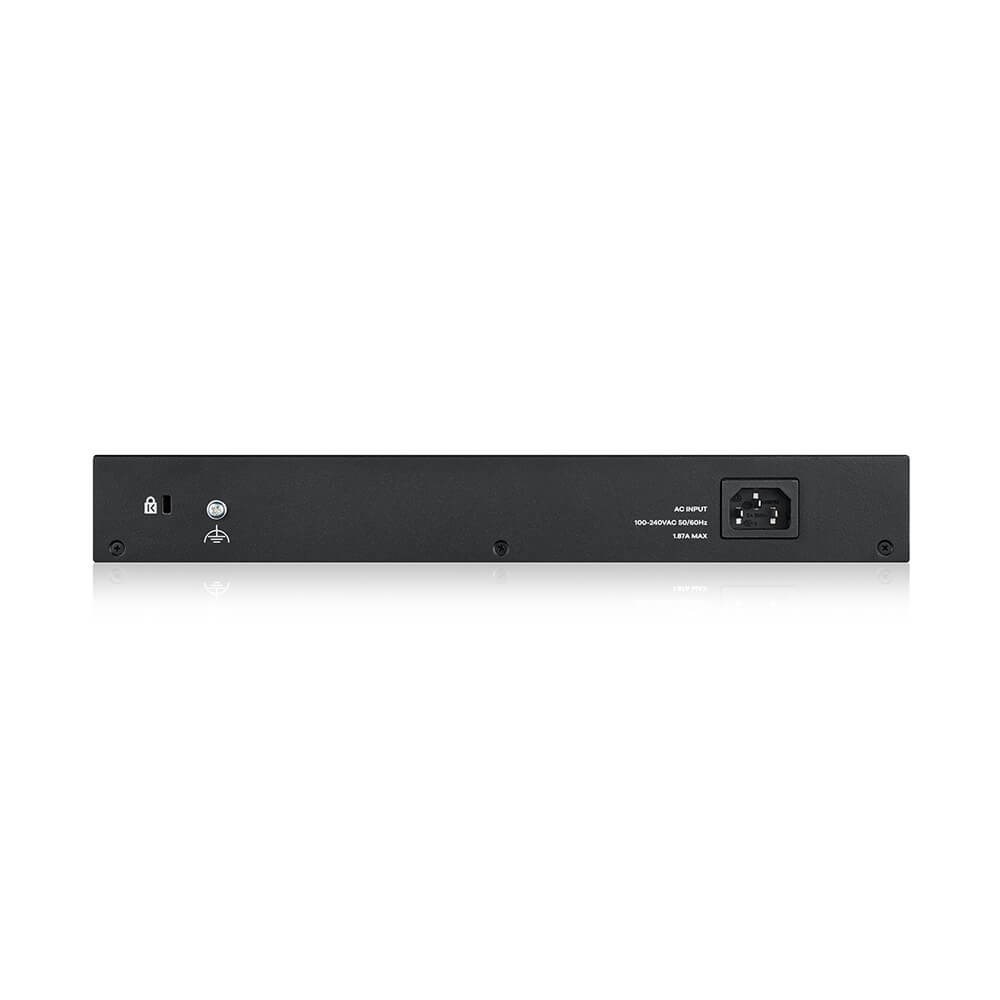 Switch Zyxel GS1900-24EP, 24 porta Gigabit, PoE Plus, për rack