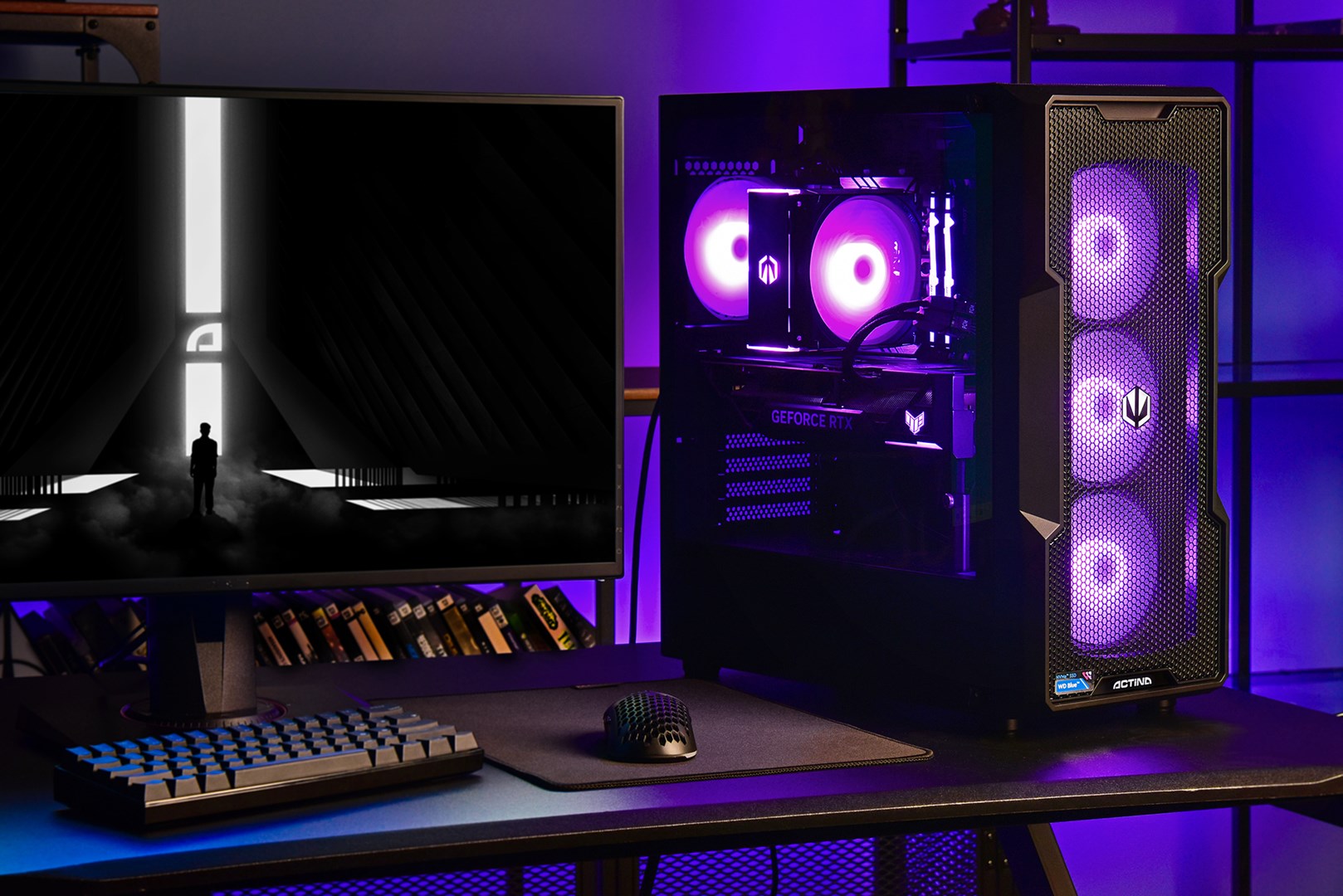 Kompjuter Actina, AMD Ryzen 7 5800X3D, 32GB RAM, 2TB SSD, i zi