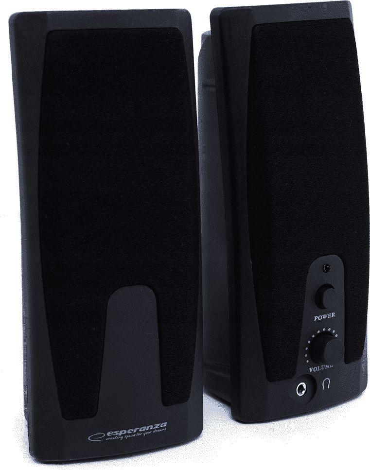 Altoparlant për kompjuter Esperanza Giocoso (EP110), të zi