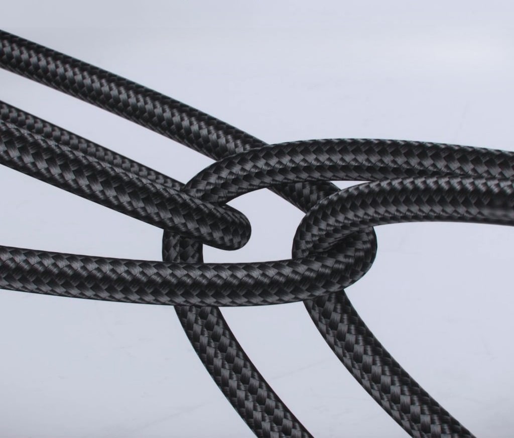 Kabllo Aukey, USB C / USB C, 1.8 m, e zezë