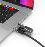 Kabllo sigurie Maclocks Ledge për MacBook Pro 16", 1.82m, argjendtë