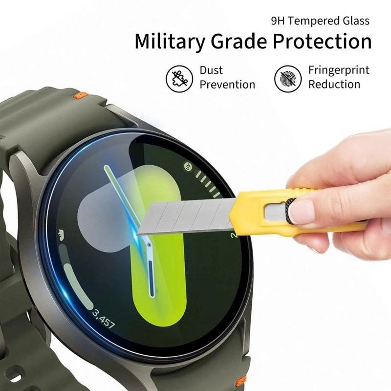 X стакло за заштита Tech-Protect Glass Fit+ за Гармин Феникс 8 47mm, сет 2 парчиња, проѕирно