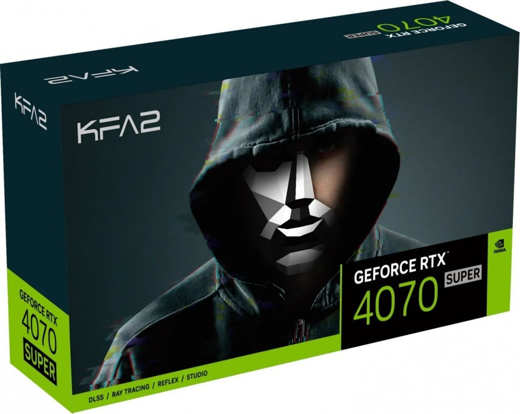 Kartelë grafike KFA2 GeForce RTX 4070 SUPER 1-Click OC 2X 12GB GDDR6X