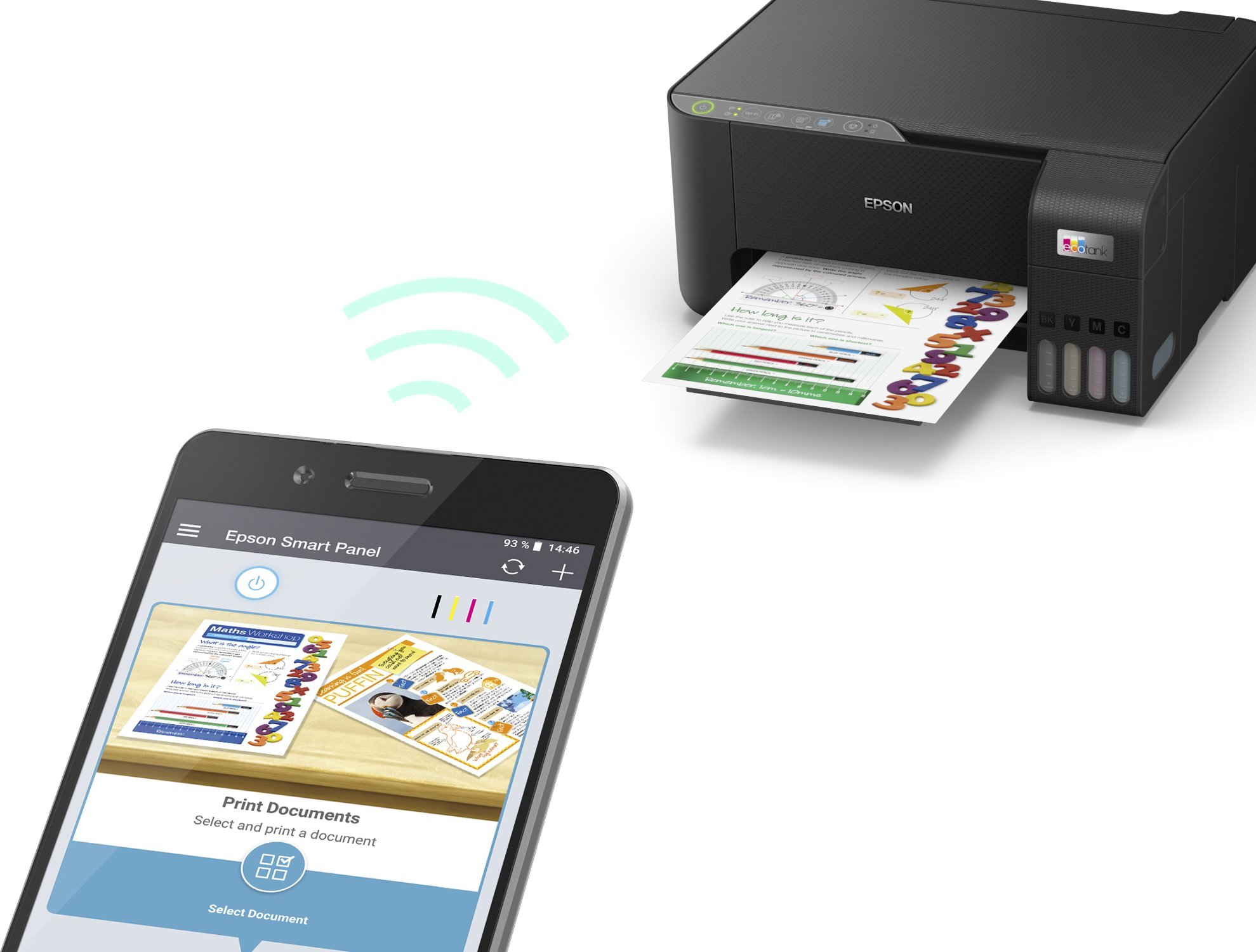 Multifunksional Epson EcoTank L3270, A4, Wi‑Fi, i zi