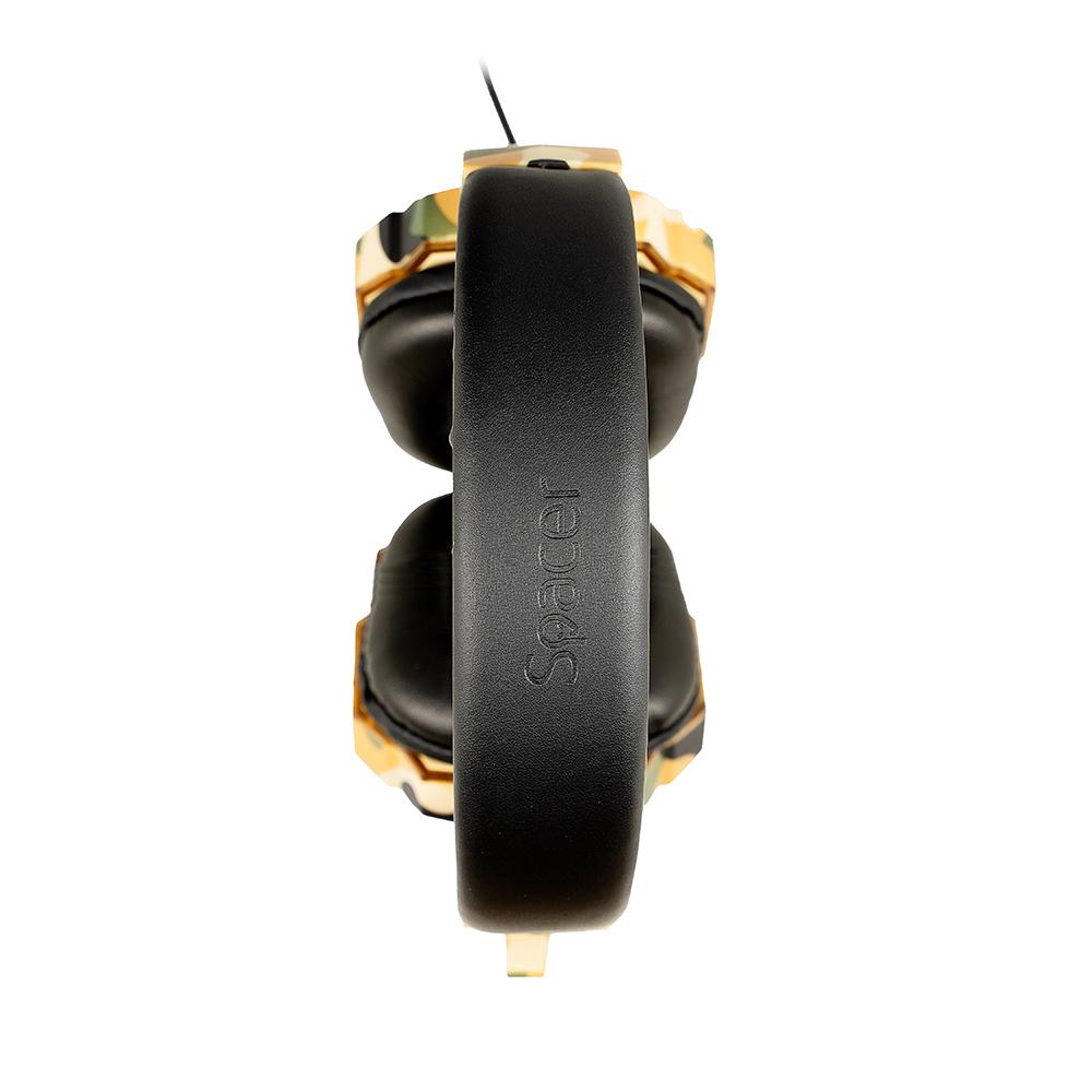 Kufje gaming me mikrofon Spacer SPGH CAMO, 2x 3.5mm, kamuflazh