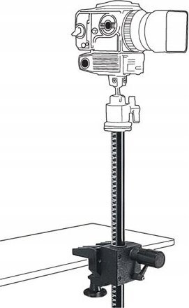 Shtyllë qëndrore tavoline për kamera Manfrotto 131TC, kapëse rregulluese, vidë 3/8"