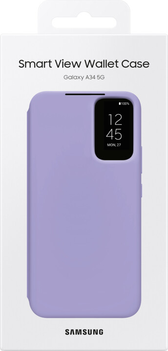 Këllëf Samsung Smart View për Galaxy A34 5G, i kaltër