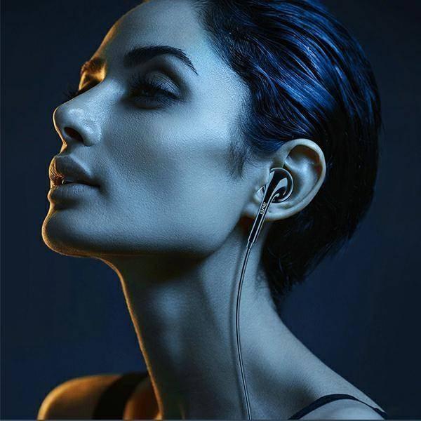 Kufje in-ear Awei PC-7, me mikrofon, 3.5mm, të zeza