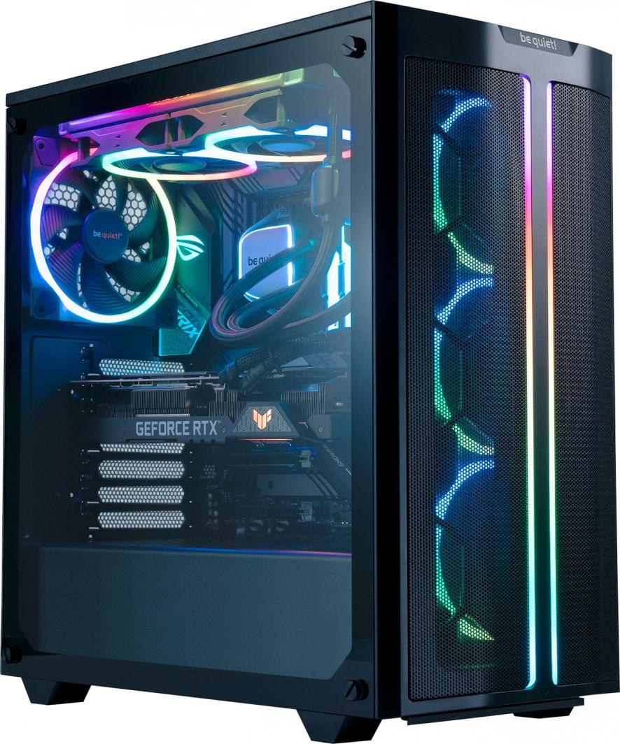 Ventilatorë PC be quiet! Light Wings 140mm PWM High Speed BL079, set 3 copë, ARGB, të zinj