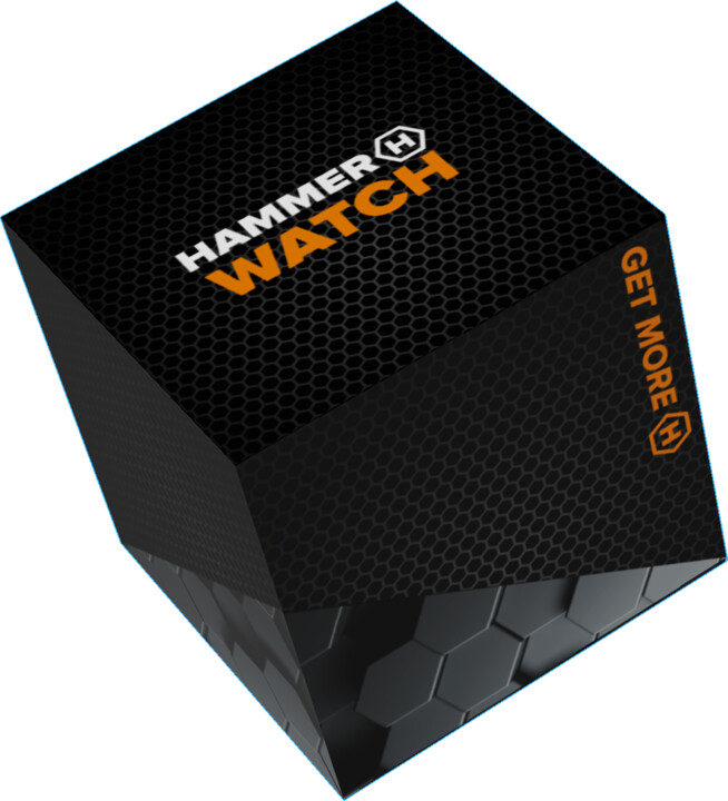 [OUTLET] Orë e mençur Watch Hammer Watch, e zezë / portokalli, II