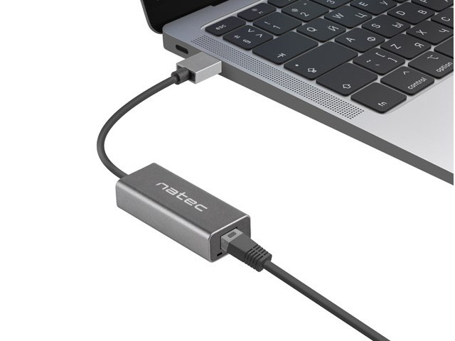 [OUTLET] Kartë rrjeti Natec Cricket, USB-A, 1GB/s, e hirtë