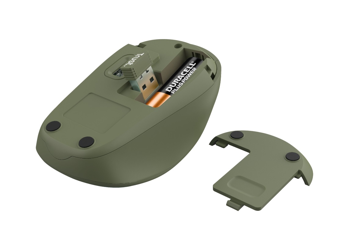 Maus TRUST YVI+, 1600 DPI, i hirtë