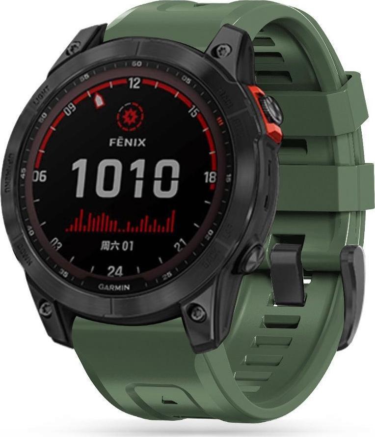 [OUTLET] Rrip ore Tech-Protect Iconband për Garmin Fenix 3 3 HR 5X 5X Plus 6X 6X Pro 7X, TPU, Army Green