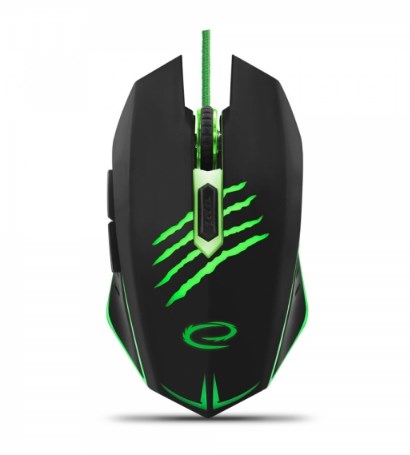 Maus gaming Esperanza MX209, me kabllo USB, sensor optik, i zi