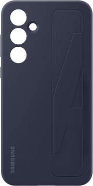 Mbrojtëse telefoni Samsung Silicone Cover Strap për Galaxy A55 5G, silikon, me rrip, e zezë