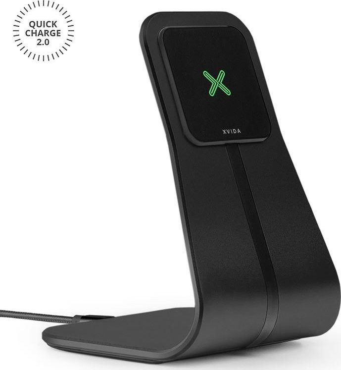 Karikues pa tela XVIDA Fast Charging Desk Stand, 2A, Quick Charge 2.0, gri