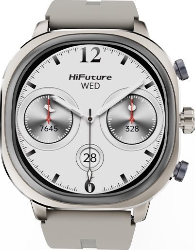 Smartwatch HiFuture FutureFit AIX Lite, 1.69", Bluetooth, ngjyrë gold