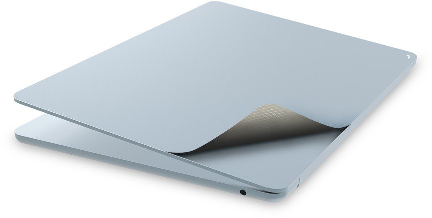Mbulesë ngjitëse JCPal MacGuard për MacBook Air 13" M2 M3 M4, set 2 pjesë, Sky Blue