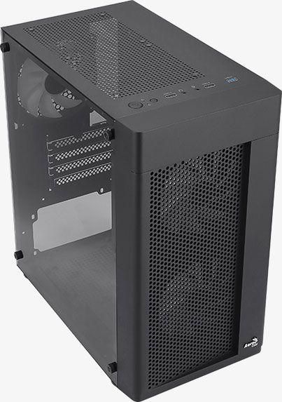 Kasë Aerocool Hexform FRGB, Mini Tower