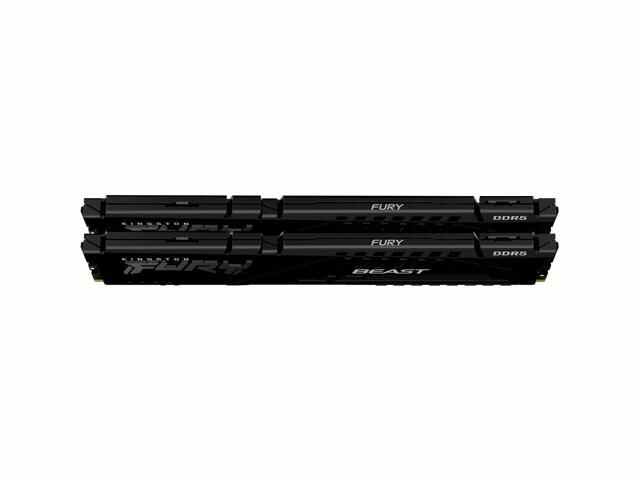 RAM Kingston FURY Beast, 64GB DDR5 5600MT/s, kit 2x32GB, CL36, e zezë