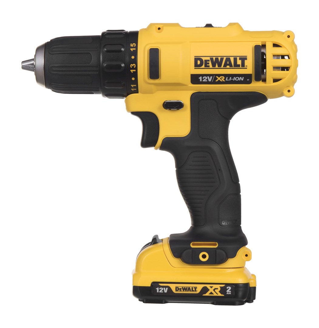 Trapano kaçavidë pa kabllo DeWALT DCD710D2, 10.8V, Li Ion, i verdhë