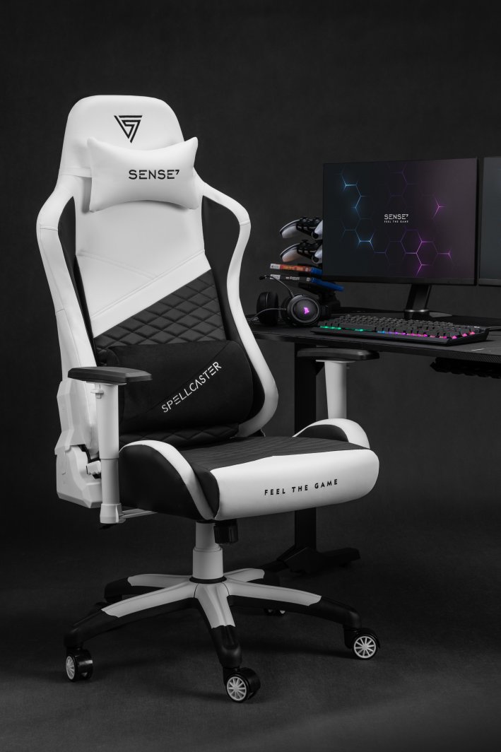 Karrige SENSE7 Spellcaster Senshi Edition, XL, e bardhë