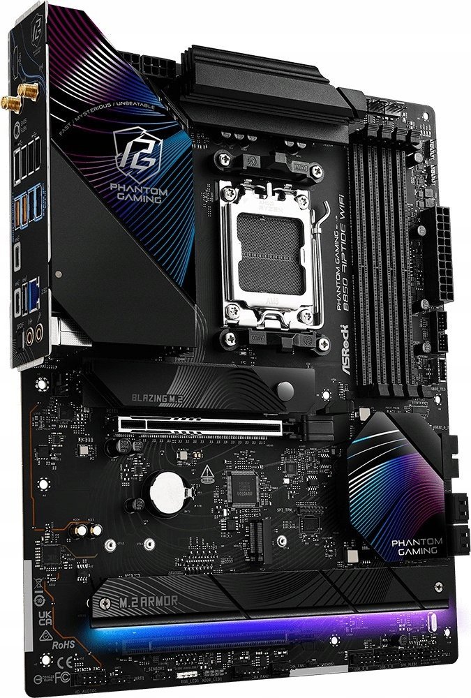 Pllakë amë Asrock Phantom Gaming B850 Riptide WiFi, Socket AM5, DDR5, ATX 2