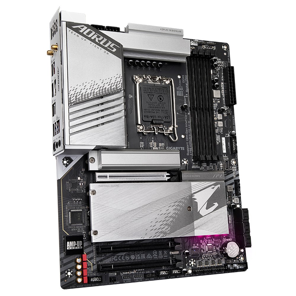 Pllakë amë Gigabyte Z790 AORUS ELITE AX-W, LGA 1700, DDR5, ATX, e zezë