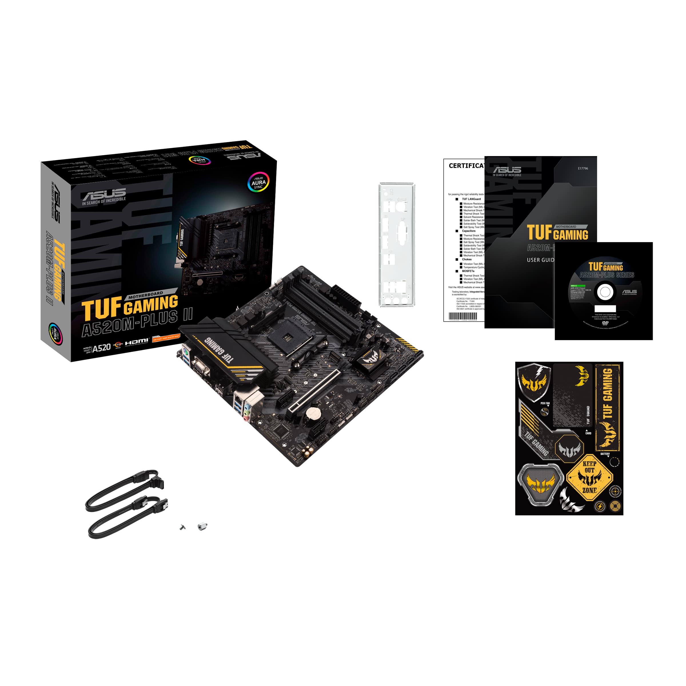 Plača maјka ASUS TUF GAMING A520M-PLUS II, AM4, mATX