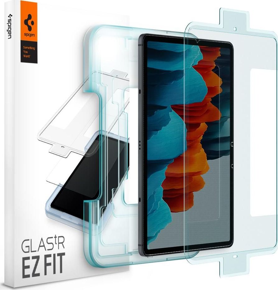 Xham mbrojtës Spigen për Samsung Galaxy Tab S7, transparent