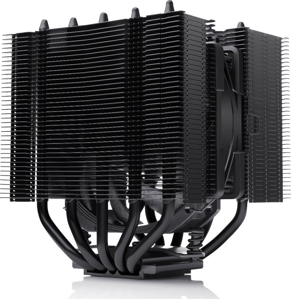 Ладилник за процесор Noctua NH-D12L chromax.black, воздушно ладење, 120 mm, црн