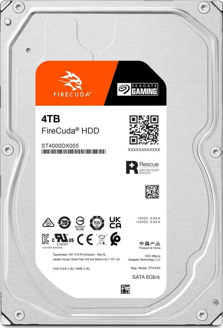 Disk HDD Seagate FireCuda, 4TB, 3.5" SATA III