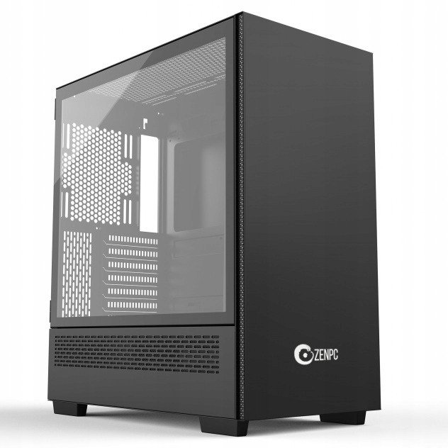 Kutia PC ZENPC Z3 Solid, 4 ftohës P12 PWM PST, e zezë