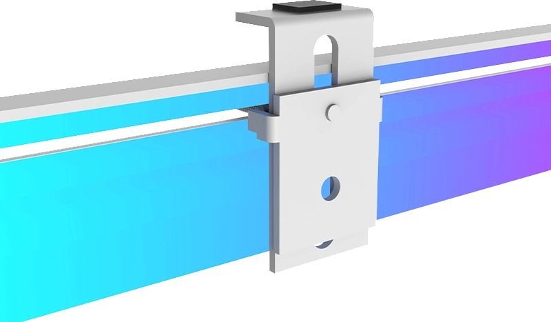 Mbajtëse për kartë grafike Redragon RD-GCP03W, RGB, metalike, e bardhë