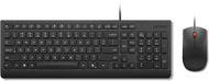 Set tastierë dhe maus Lenovo 4X31R64446, USB, me kabllo, i zi