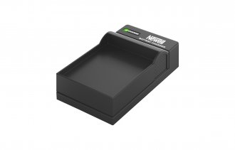 Karikues baterie Newell DC USB NB 10L për Canon, portë USB, LED tregues, i zi
