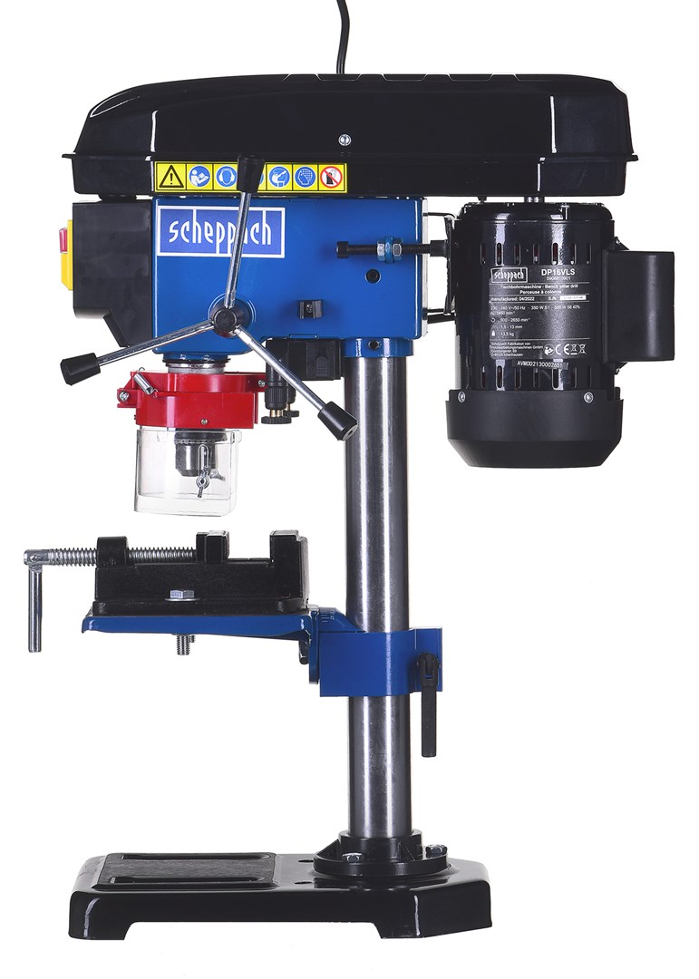Makinë shpimi stacionare Scheppach DP16VLS, 500W, 5 shpejtësi, me lazer