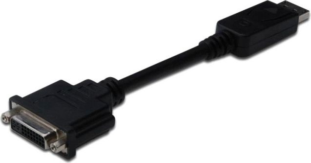 Përshtatës DisplayPort Assmann, 0.15 m, i zi