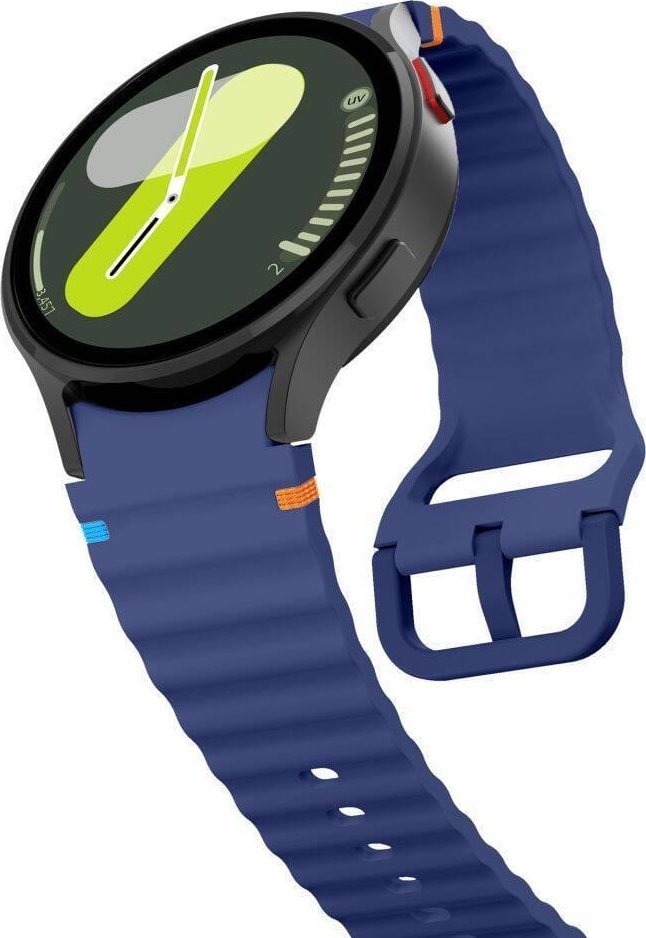 Rrip silikoni Tech-Protect Classic Pro për Samsung Galaxy Watch 4 5 6 7, sport, i zi