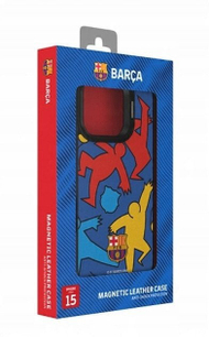 Këllëf telefoni OCPC FC Barcelona, lëkurë PU, mbajtës i integruar, shumëngjyrësh