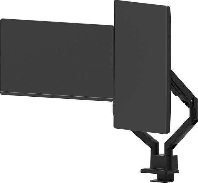 Krah monitori Neomounts DS70-250BL2, për 2 monitorë 17-32", gas spring, i zi