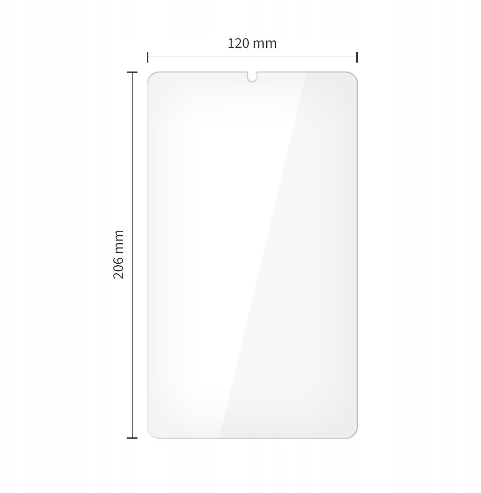 Заштитно стакло Tech-Protect Glass Fit+, Galaxy Tab A9 A11 8.7, 2 парчиња, проѕирно