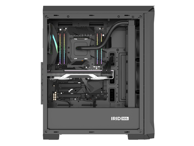 Kasë për PC Genesis IRID 505F, e zezë